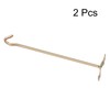 uxcell Ceiling Hooks, 2Pcs 16 Inch Screw Mounted Top Long