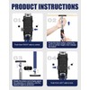 XINQIAO Adjustable Support Pole, Premium Steel Support Rod with 154