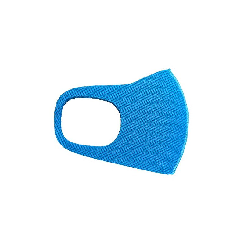 IKEPLUS MA12 Sports Mask, Mesh Mask, Light Blue, LL, Set