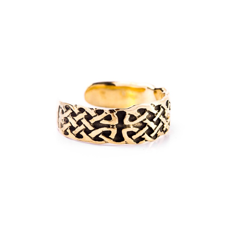 Windalf Celtic Thoralf 6mm Celtic Knot Foot Ring Bronze, Bronze