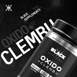 Black Supplements Oxido Nítrico  Clembu 1kg Pre Entreno Moras