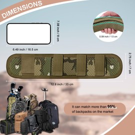 2 Pack Universal Shoulder Pads with Ultra Thick Cushion for Bags Luggage, Ca01fl02