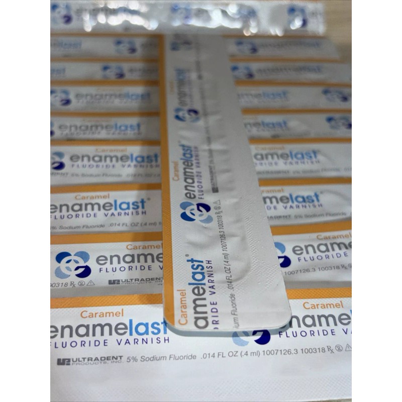 Enamelast 10x Lot - Enamelast Flouride Varnish Caramel