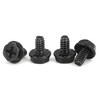 MEETOOT 100PCS 6#-32x6 Hex Washer Head Replacement PC Case Mounting