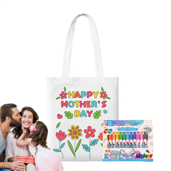 Mothers Day Grocery Tote Bag - Reusable Cloth Bags |