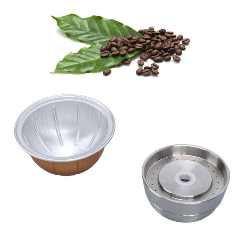 Reusable Coffee Capsule Stainless Steel Easy to Clean Long Lifespan