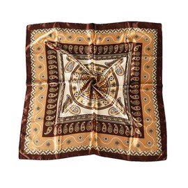 K-ELewon 35" Large Women's Satin Square Silk Feeling Hair Scarf Wrap Headscarf