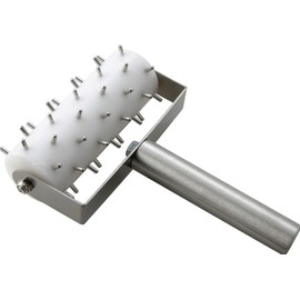 Winco RD-5, Full-Size Dough Roller Docker with Stainless Steel Handle