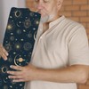 NICENEEDED Jumbo Carpet Storage Bag with Planet Print and Straps
