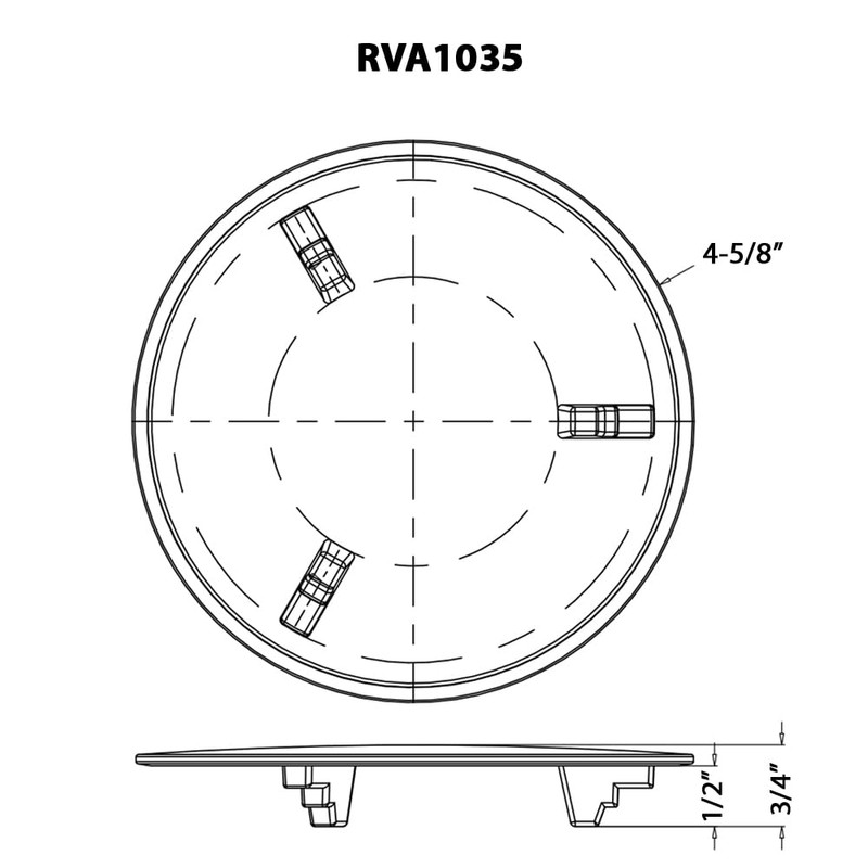 Ruvati Drain Cover for Kitchen Sink and Garbage Disposal -