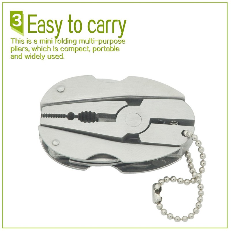 Portable Multitool Pliers Stainless Steel Mini Multifunction Plier for Business