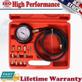 Carbole 0-500PSI Oil Pressure Gauge Tester Kit Engine Transmission Fluid Diagnostic Test