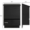 Kenley Bat House - Large Outdoor Bat Box Shelter with
