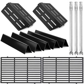 RESTTIME Grill Parts Replacement for Weber Genesis 300 Series (E310/S310/E320/EP310-330) - Porcelain & Cast Iron Parts (7620+7622+62752 | 7524 Grates)