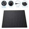 Lordear Black Rain Shower Head 16 Inch,Square High Pressure Stainless