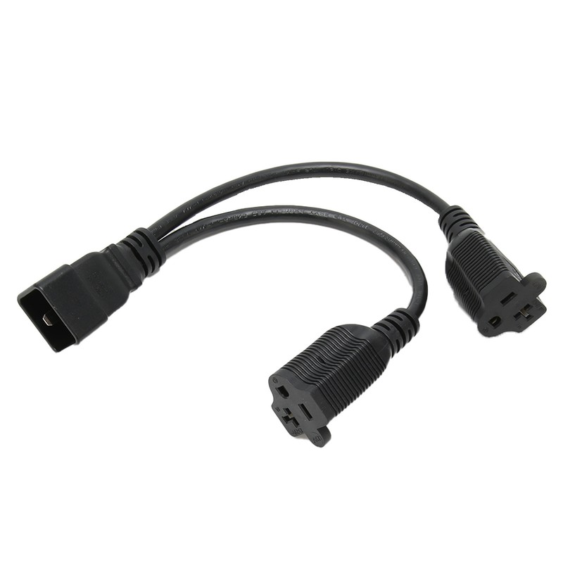 IEC320 C20 to 5 20R 5 20R Power Cord Universal