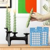 Taper Candles Sticky Dots - White Candle Wax Dots -Taper