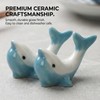 6 Pack Chopstick Rests Ceramic - Cute Dolphin Design, Kitchen
