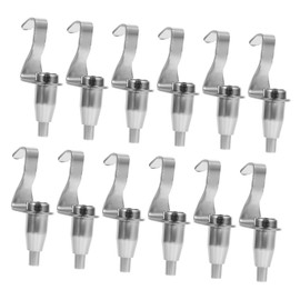 WOONEKY 12pcs Adjustable Picture Rail Hooks for Wire Rope Professional Cable Display Hanger Set for Art Exhibitions Lighting and Home Decor