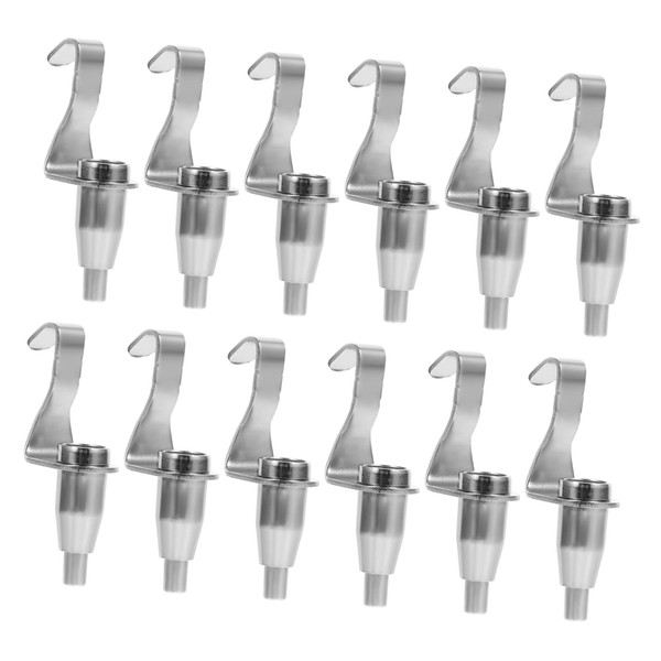 WOONEKY 12pcs Adjustable Picture Rail Hooks for Wire Rope Professional
