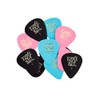 Ernie Ball Thin Cellulose Picks Assorted Colours Pack of 12