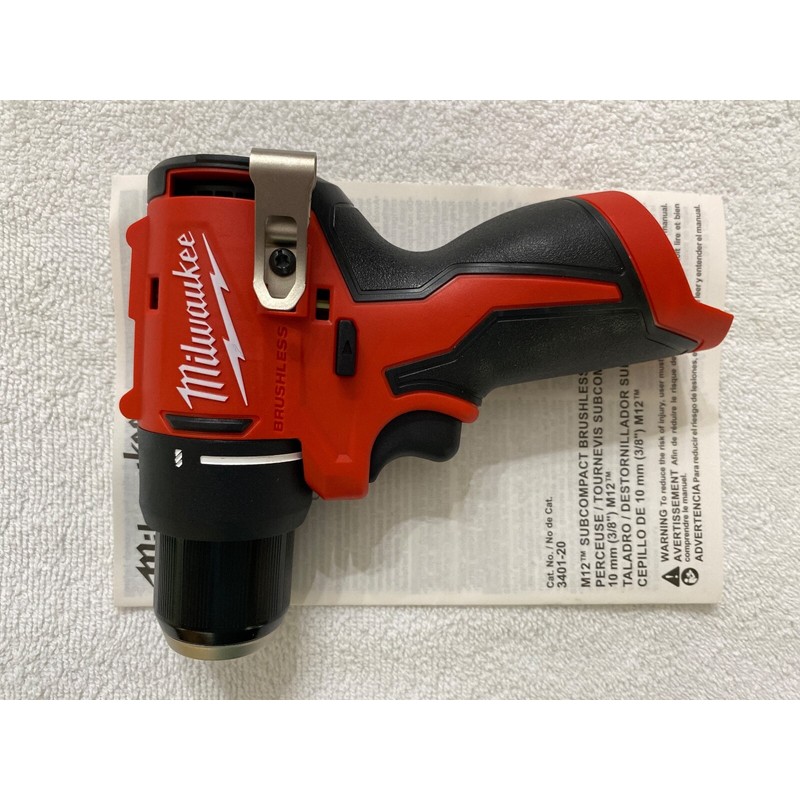 Milwaukee New Milwaukeel 3401-20 M12 12V 12 Volt 3/8” Sub-Compact