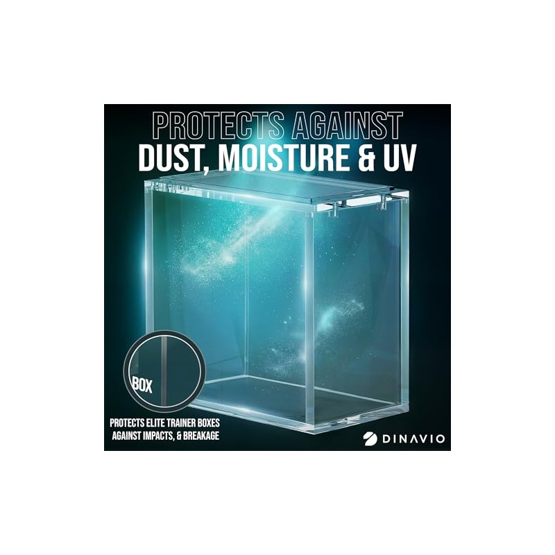 Dinavio Crafthouse Elite Trainer Box Acrylic Display Case Stackable -
