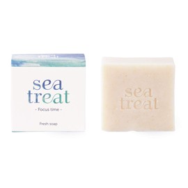sea treat Fresh Soap, Peppermint, Eucalyptus, Rosemary, Moisturizing, Additive-free, Organic, Mineral Gift, Luxurious Bath Time