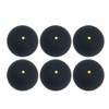 Gloperti Single Yellow Dot Squash Balls - 6 Pack