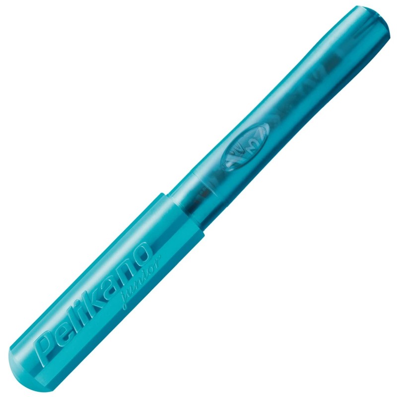 Pelikan Pelicano Jr. Fountain Pen, Turquoise Blue, Medium Point (A)