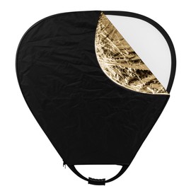 Glow 5-in-1 Collapsible Triangle Reflector with Handle (48")