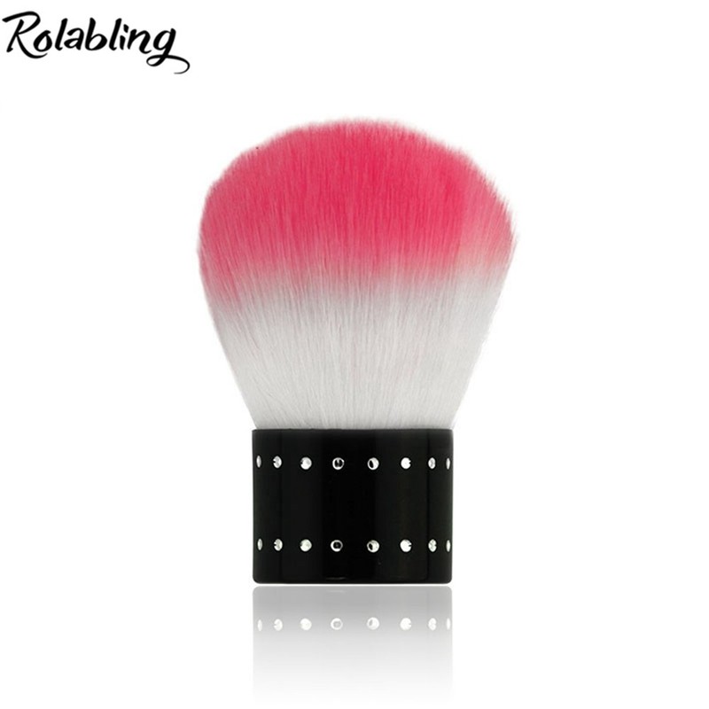 Rolabling Soft Nail Art Dust Remover Powder Brush Nail Dust