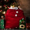 com-four® Velvet Christmas Sack - Gift Sack