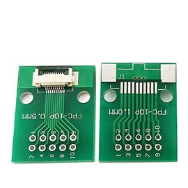 Moechando 0.5mm Pitch Series FFC Converter Board Compatible FPC/FFC Flat Cable (Available in Stock) (0.5mm Pitch, 10 Pins)