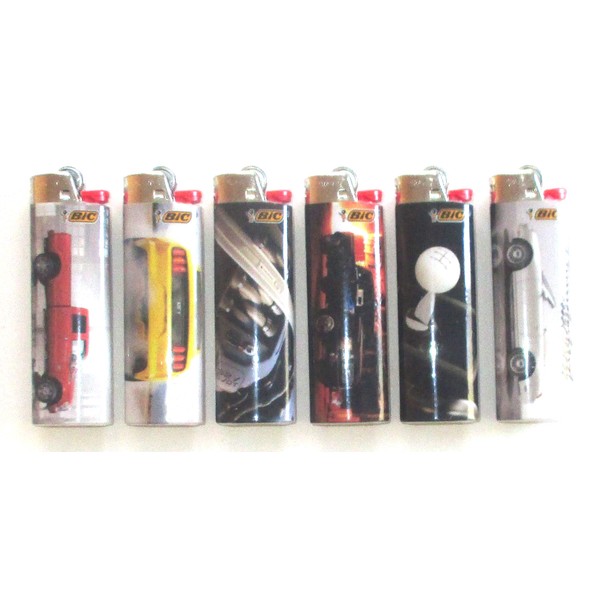 Bic Ford Series Lighters Lot of 6