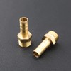 EMSea 2 Pcs 10mm Brass Barbed Hose Fitting Coupler Connector