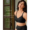 SHARICCA Bras for Women No Underwire Padded Bralette - Seamless