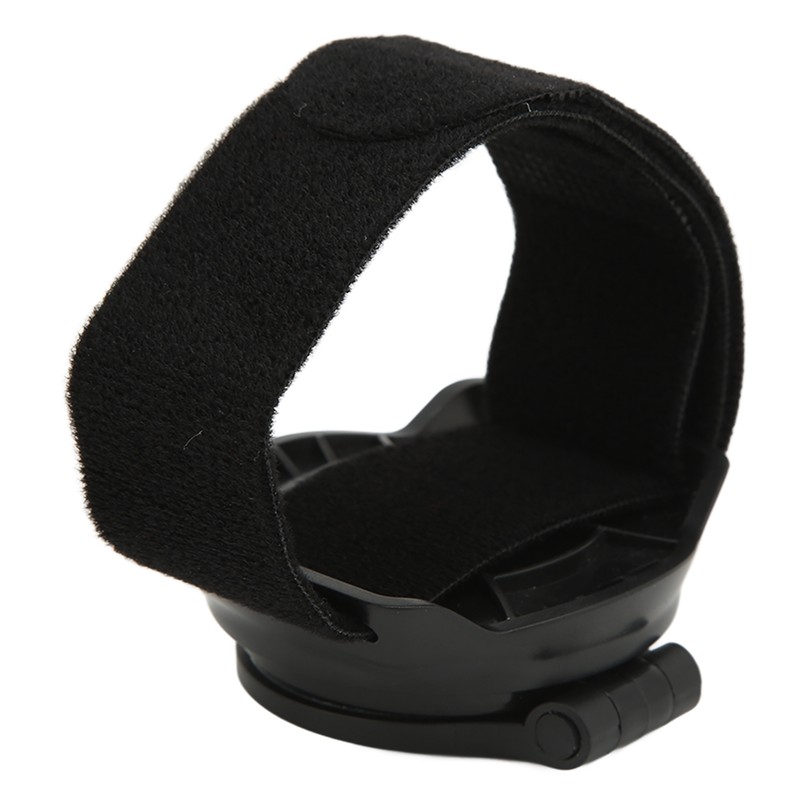 Bicycle Mirror Nylon Wrist Arm Strap Convex Design Black 5cm