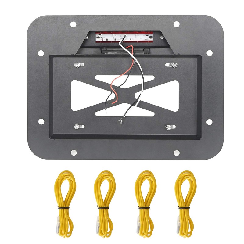 Hooke Road Wrangler Spare Tire Delete License Plate Relocation Kit