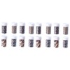 LALAFINA 2pcs Leopard Nail Art Decals Stylish Transfer Stickers for
