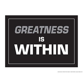 Fitnus Chart Series If It Doesn't Challenge You It Doesn't Change You 18" X 24" Poster (Grey)