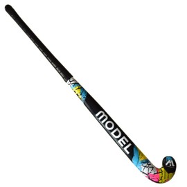 MODEL Junior Hockey Stick Wooden Glass Fiber Reinforced 33"