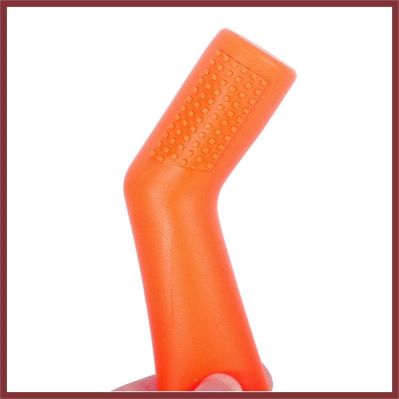 HEROFFIX Universal Orange Gear Shift Shifter Boot Protector Cover Rubber