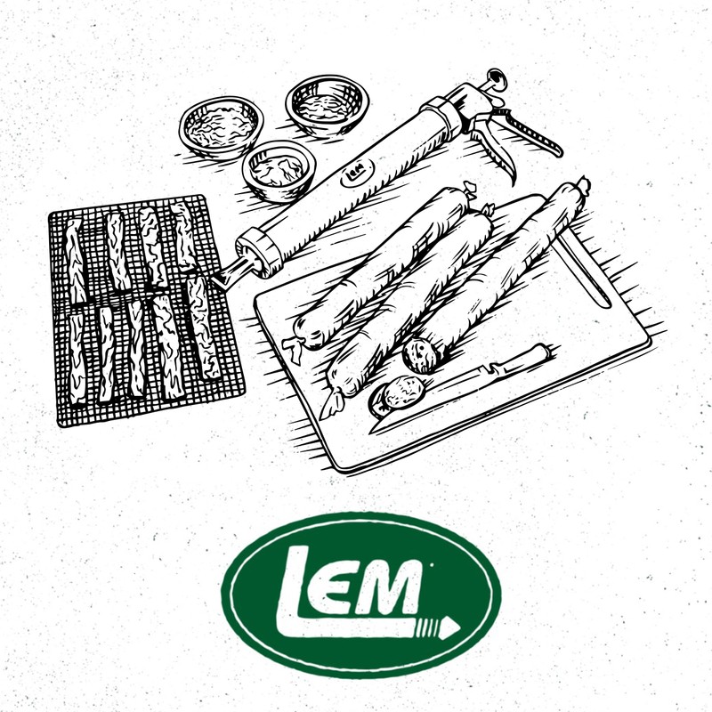 LEM Products 18” by 13” Jerky Pan and Rack Set,