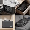 ENGPOW Fireproof Money Box, Small Hard Case Fireproof Box with