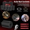 Spindle Nut Socket Tool Kit 5 Pcs Axle Hub Lock