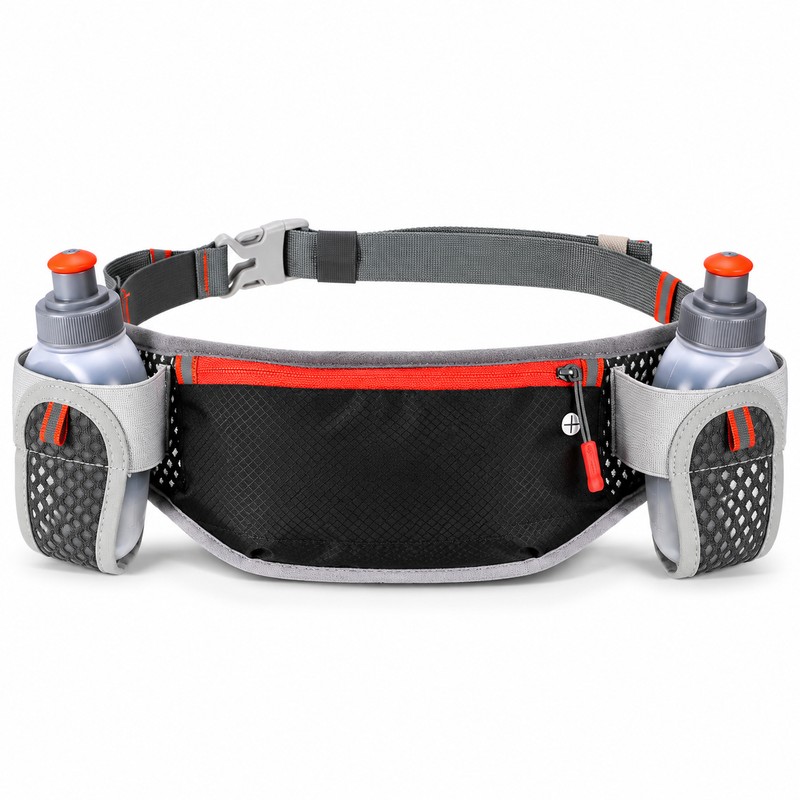 Running Hydration Belt for Jogging and Training – Dual Water