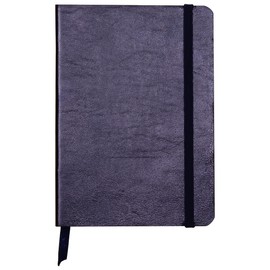 Clairefontaine 400090C Notebook with Mother of Pearl Effect with Soft Leather Cover DIN A6 10.5 x 14.8 cm 72 Sheets Blank Elasticated Closure Bookmark 1 Piece Cherry Red Cuirisé, Carnet souple A6, 144 pages Uni Pétrole.