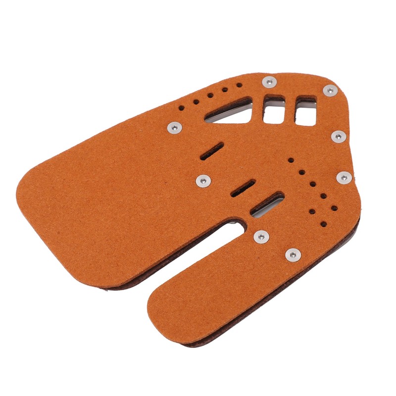 Leather Archery Finger Tab Protect Guard Recurve Bow Protector Shooting