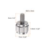 sourcing map 4pcs Vernier Calipers Locking Screws M2.5x5mm Round Flat